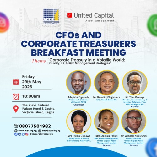 CFOs & Corporate Treasurers Breakfast Meeting Flyer